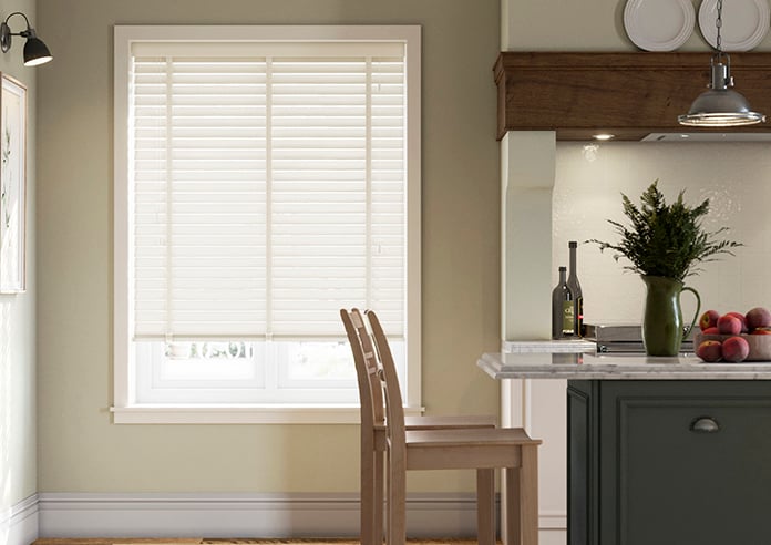 Malmo Deluxe, Ivory - Motorised Venetian Blind - Image 3